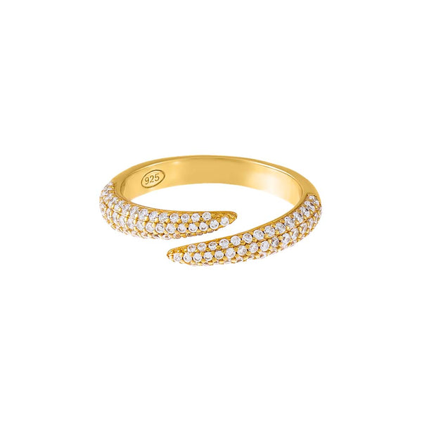 Pavé Endless Wrap Ring | Adina Eden Jewels