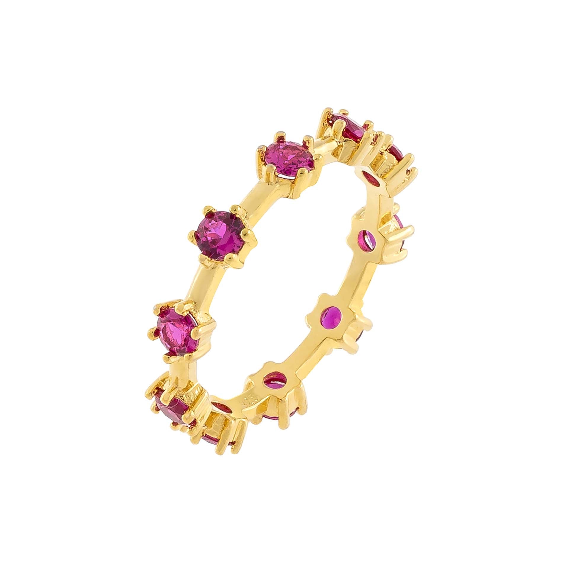CZ Colored Multi Stone Ring | Adina's Jewels