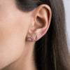  Rainbow Semi-Circle Stud Earring - Adina Eden's Jewels