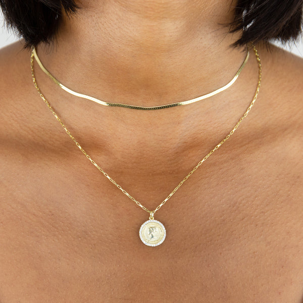 choker gold chain necklace