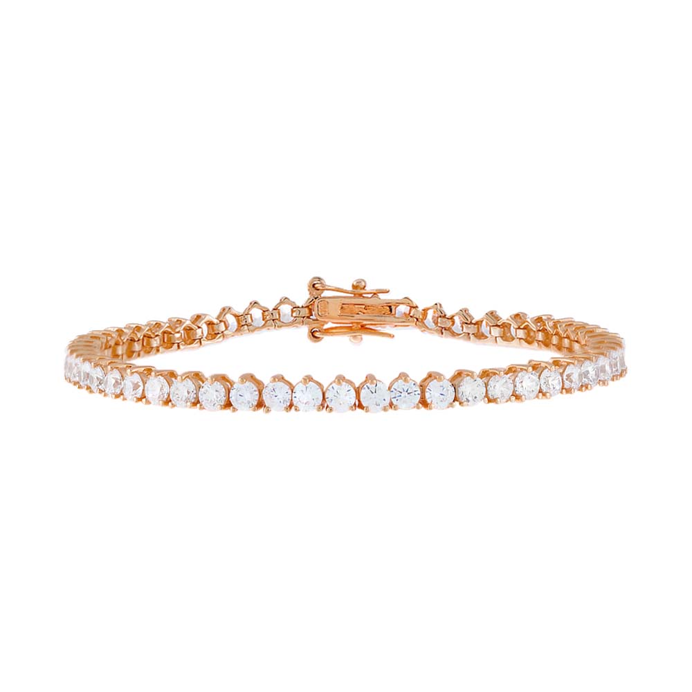 Three Prong Tennis Bracelet