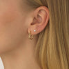  Twisted Mini Hoop Earring 14K - Adina's Jewels