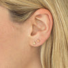  Cube Stud Earring 14K - Adina's Jewels