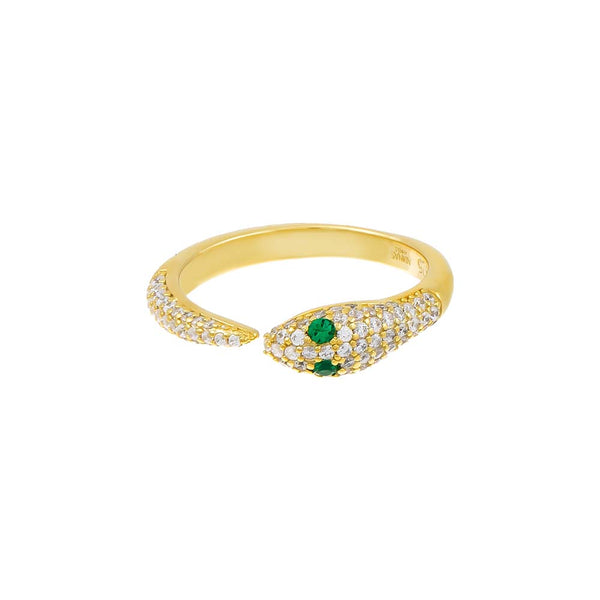 Pavé Snake Claw Ring - Adina's Jewels