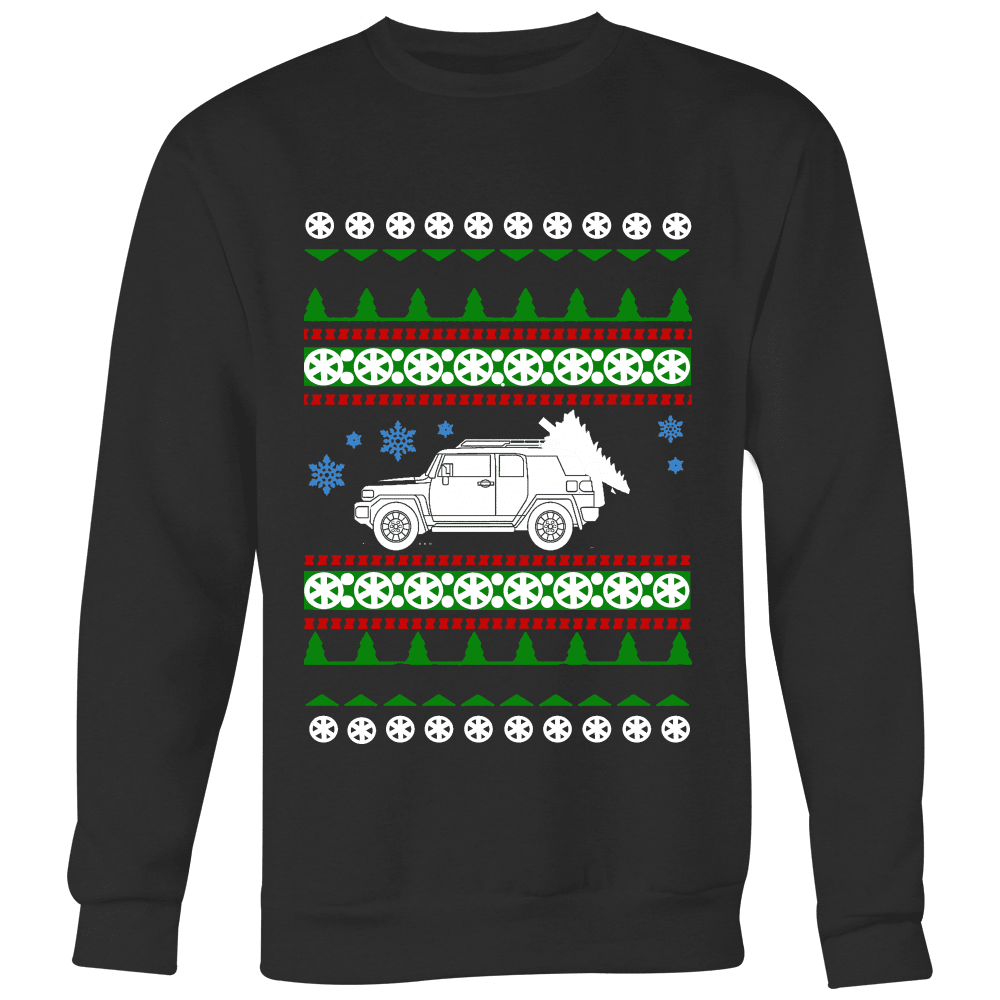 Toyota FJ Cruiser Ugly Christmas Sweater Holiday party shirt sweatshirt