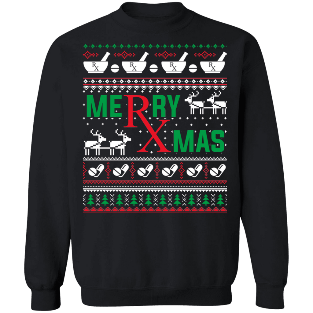 pharmacy ugly christmas sweater