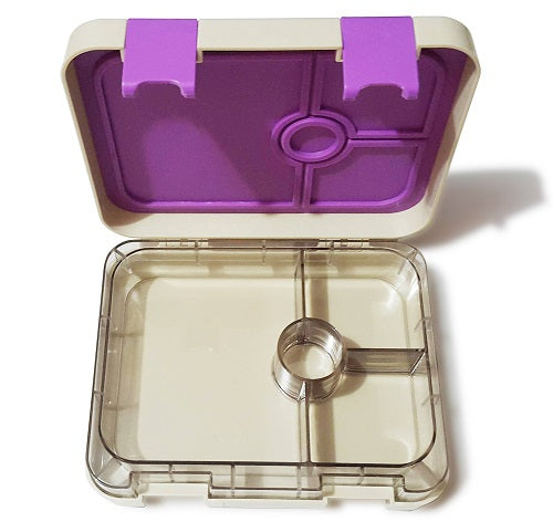 OmieBox Insulated Hot & Cold Bento Box - Purple Plum - Mighty Rabbit