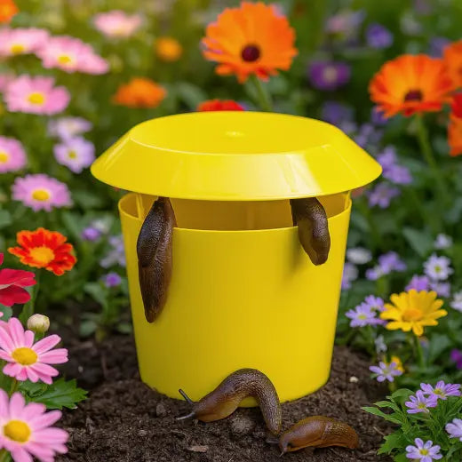 piège à limace AltoLimace jaune fleurs