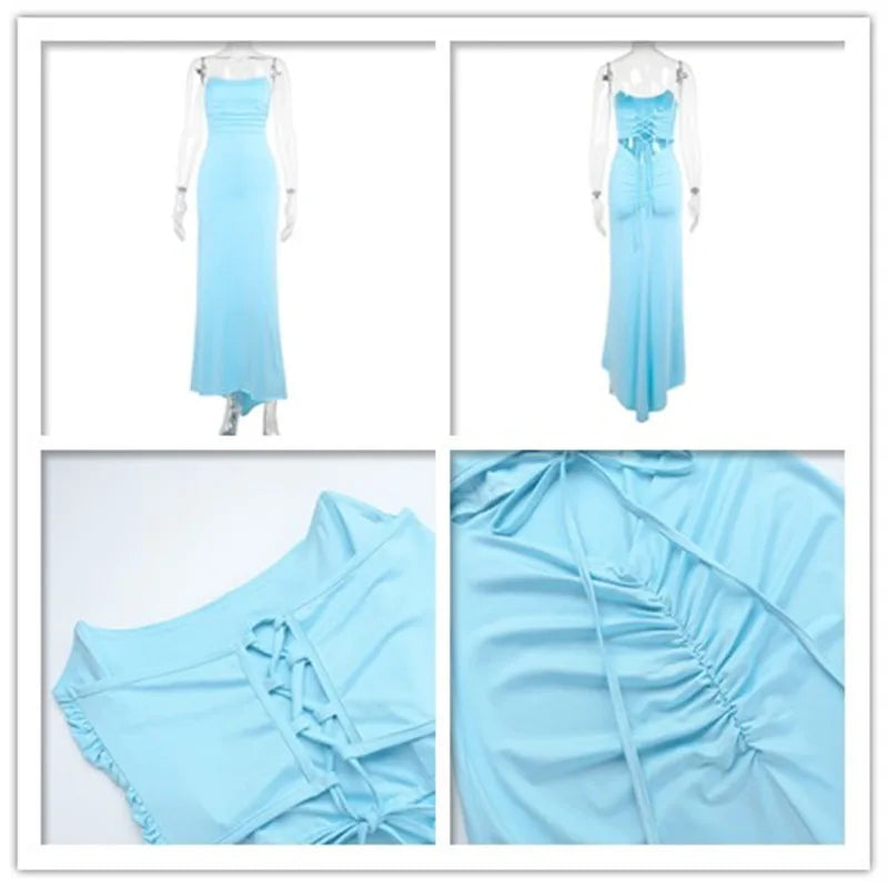 Elegant Backless Bodycon Dress for Summer Parties - Image 8