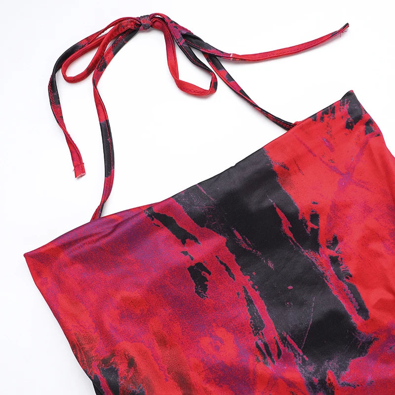 Trendy Backless Halter Dresses with Pockets for Summer - Image 5