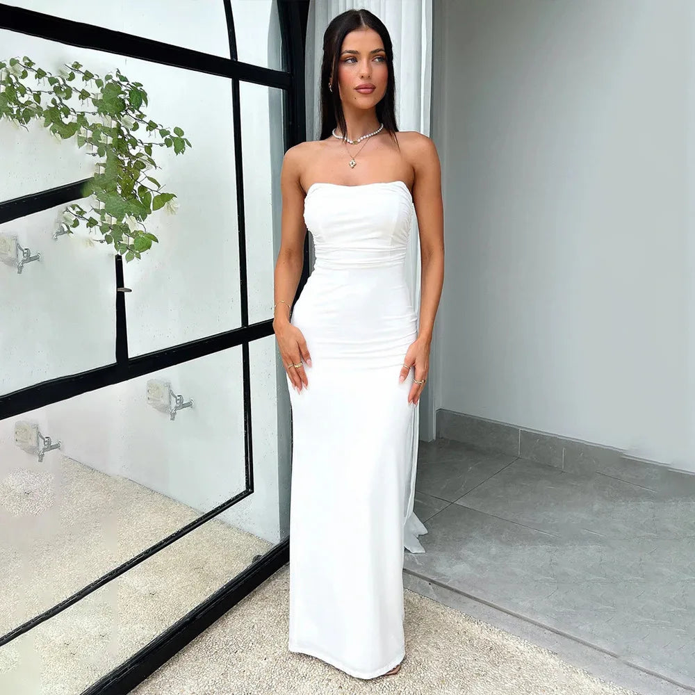 Elegant Backless Bodycon Dress for Summer Parties - Image 4