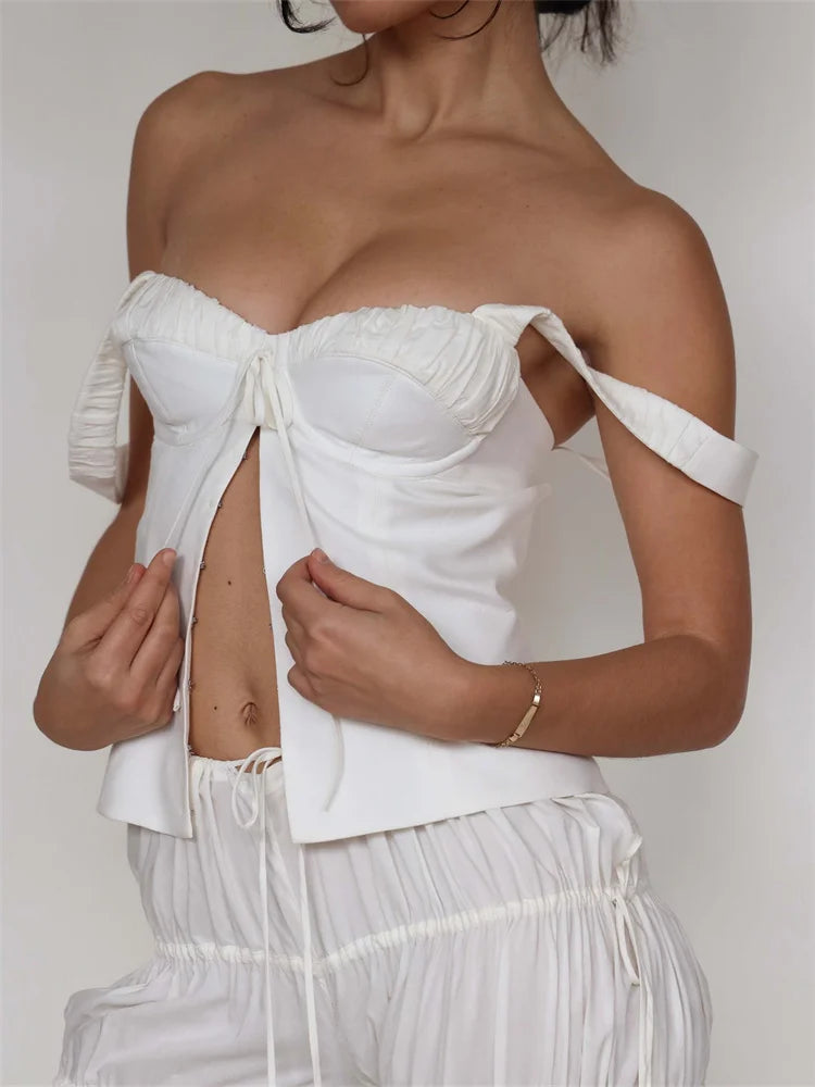 Chic Backless Suspender Strap Tank Top for Summer - Image 5