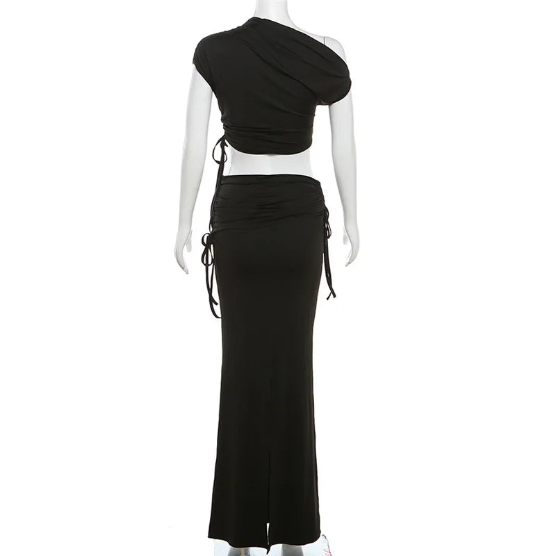 Summer Two-Piece Bodycon Dress Set for Women - Image 6