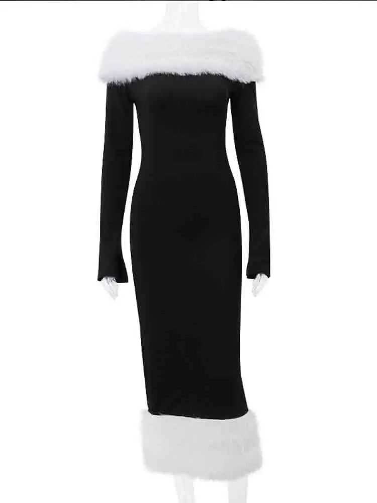 Elegant Strapless Backless Lace Bodycon Evening Dress - Image 5