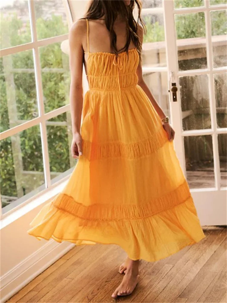 Women's Backless Cut Out Bodycon Summer Dress - Image 8