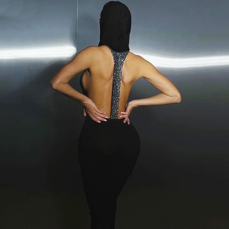 Women's Sleeveless Backless Bodycon Dress for Parties - Image 3