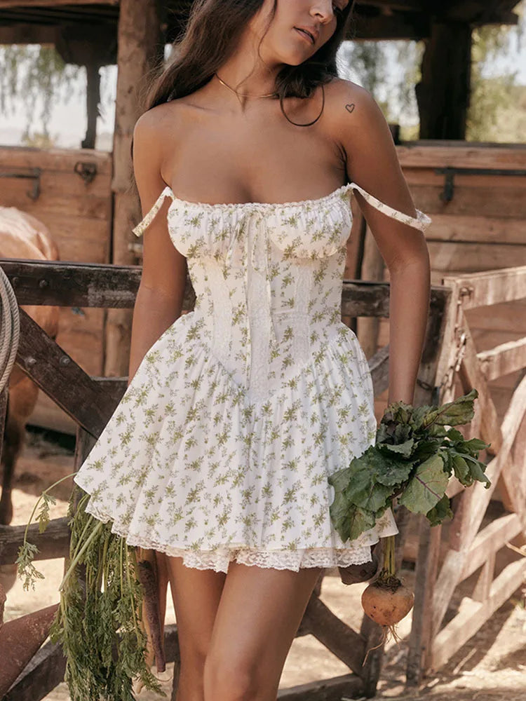 Elegant Backless Ruffle Mini Dress for Summer Parties - Image 11