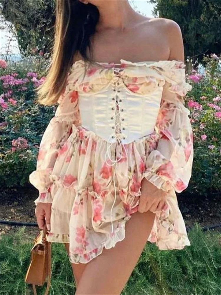 Elegant Off-Shoulder A-Line Mini Dress for Parties