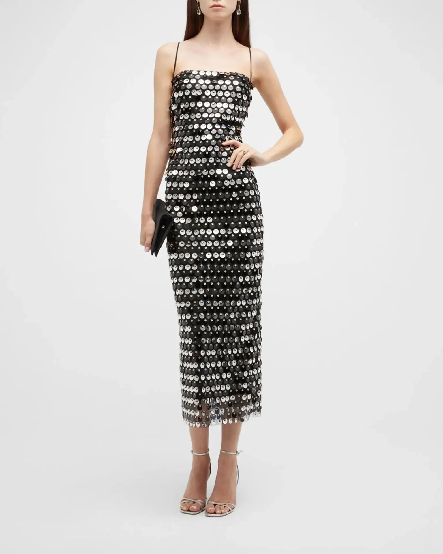 Sexy Backless Glitter Bodycon Dress for Summer Parties - Image 12