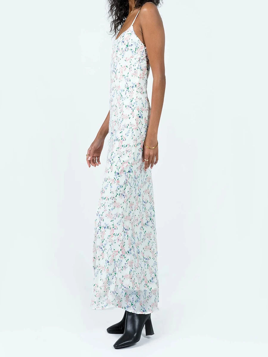 Elegant Floral Print Bodycon Summer Dress for Women - Image 5