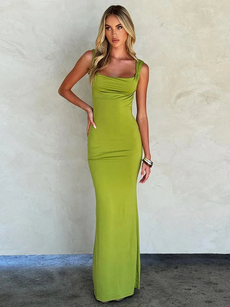 Summer Sleeveless Backless Bodycon Dress for Women - Image 5