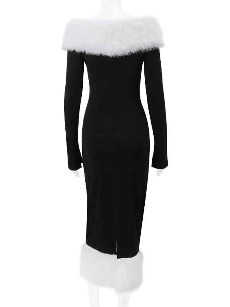 Elegant Strapless Backless Lace Bodycon Evening Dress - Image 6