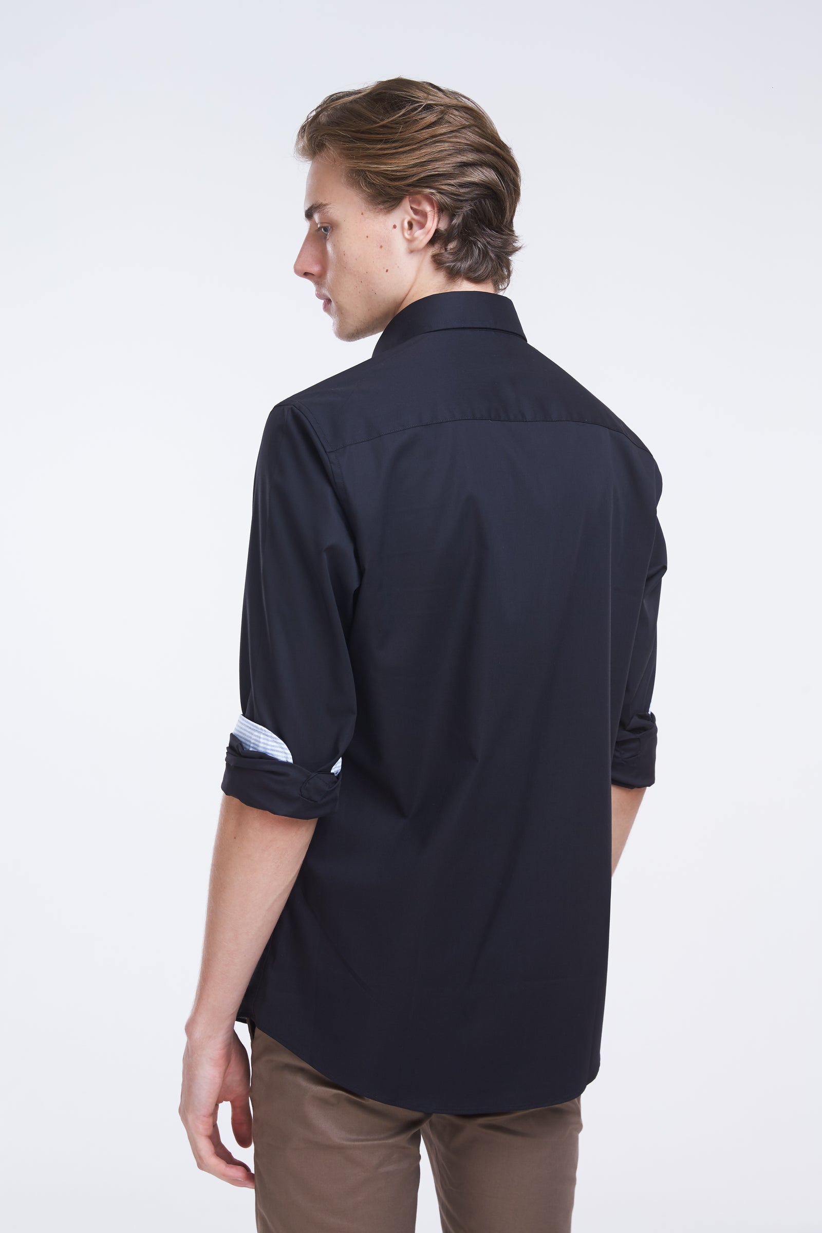 black spandex long sleeve shirt