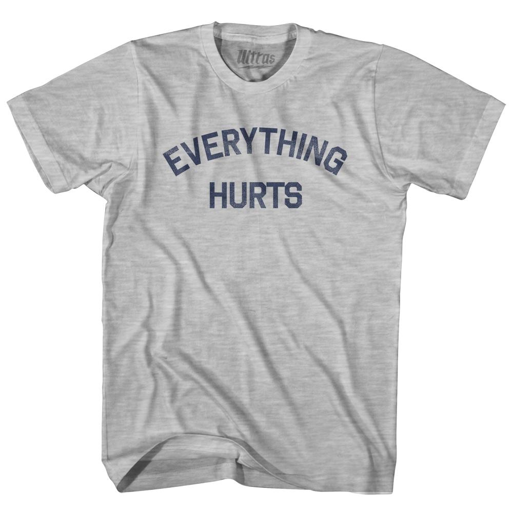 Image of Everything Hurts Adult Cotton T-shirt