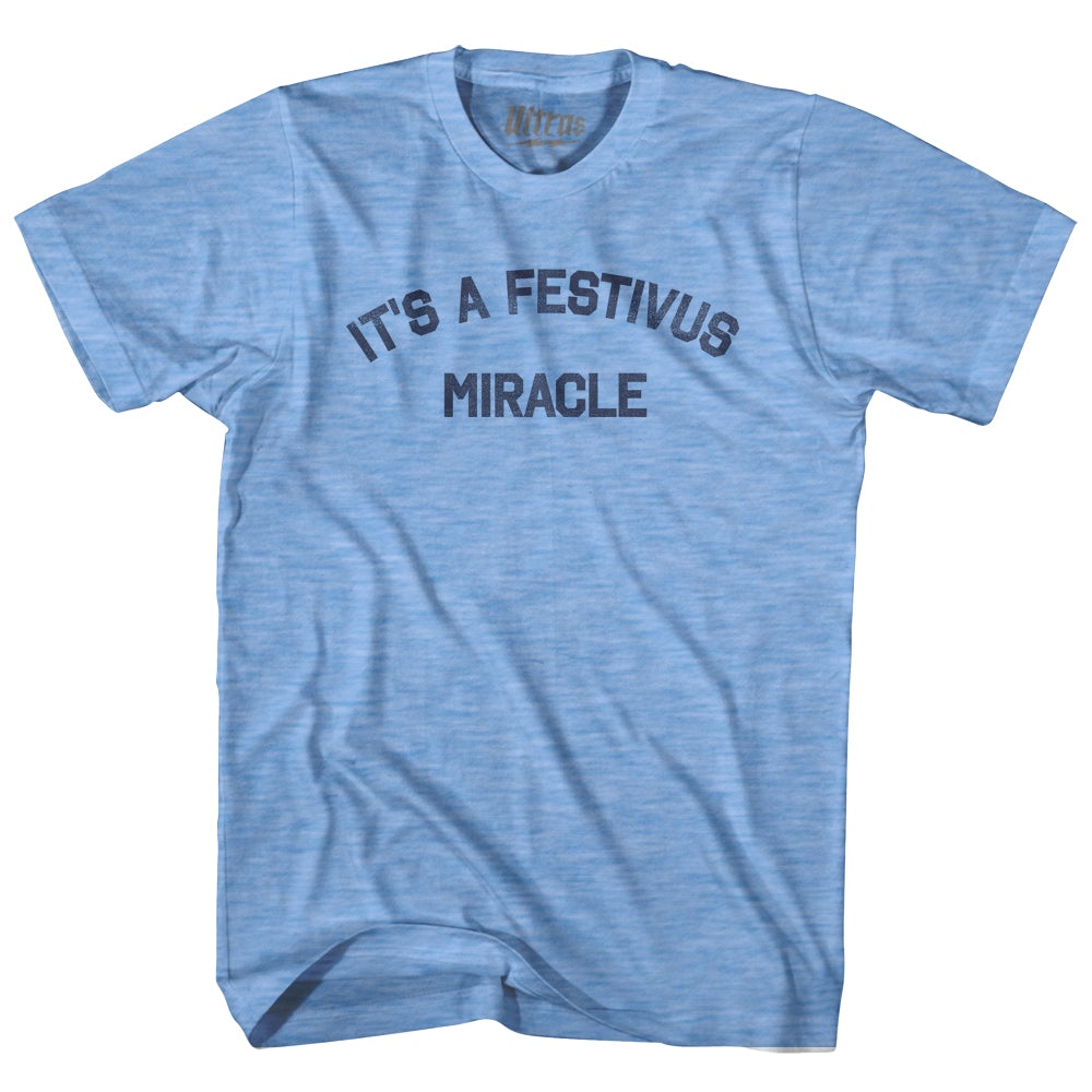 Image of It'S A Festivus Miracle Adult Tri-Blend T-Shirt