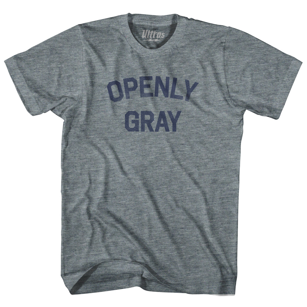 Image of Openly Gray Adult Tri-Blend T-shirt