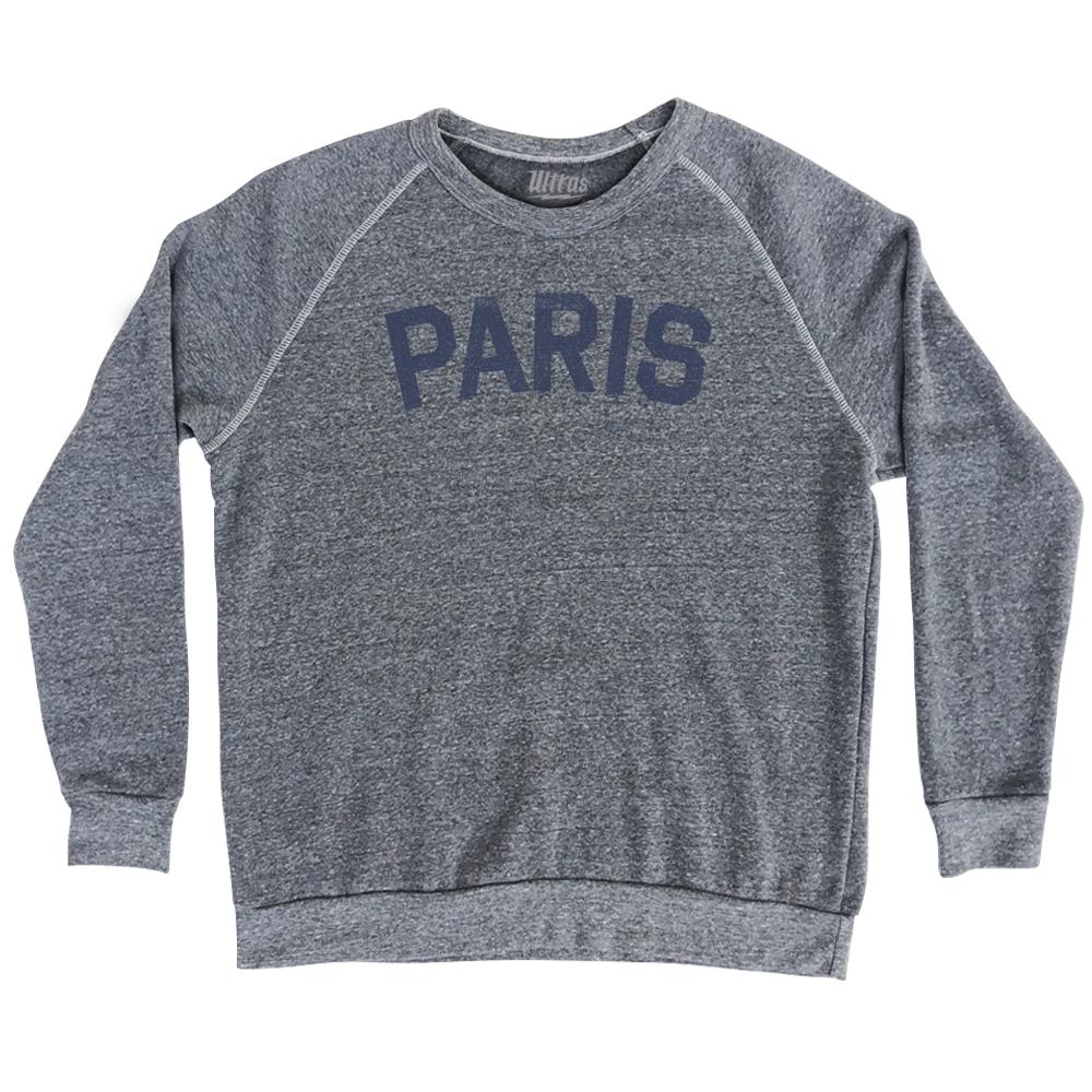 Image of Paris Adult Tri-Blend Sweatshirt