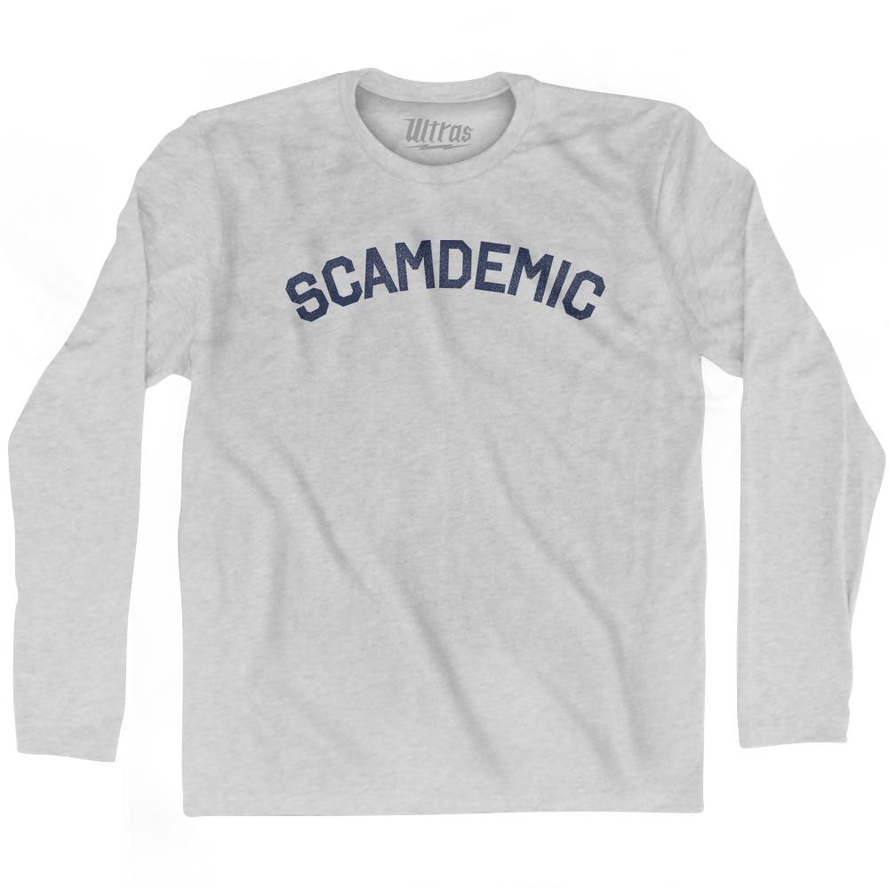 Scamdemic Adult Cotton Long Sleeve T-Shirt