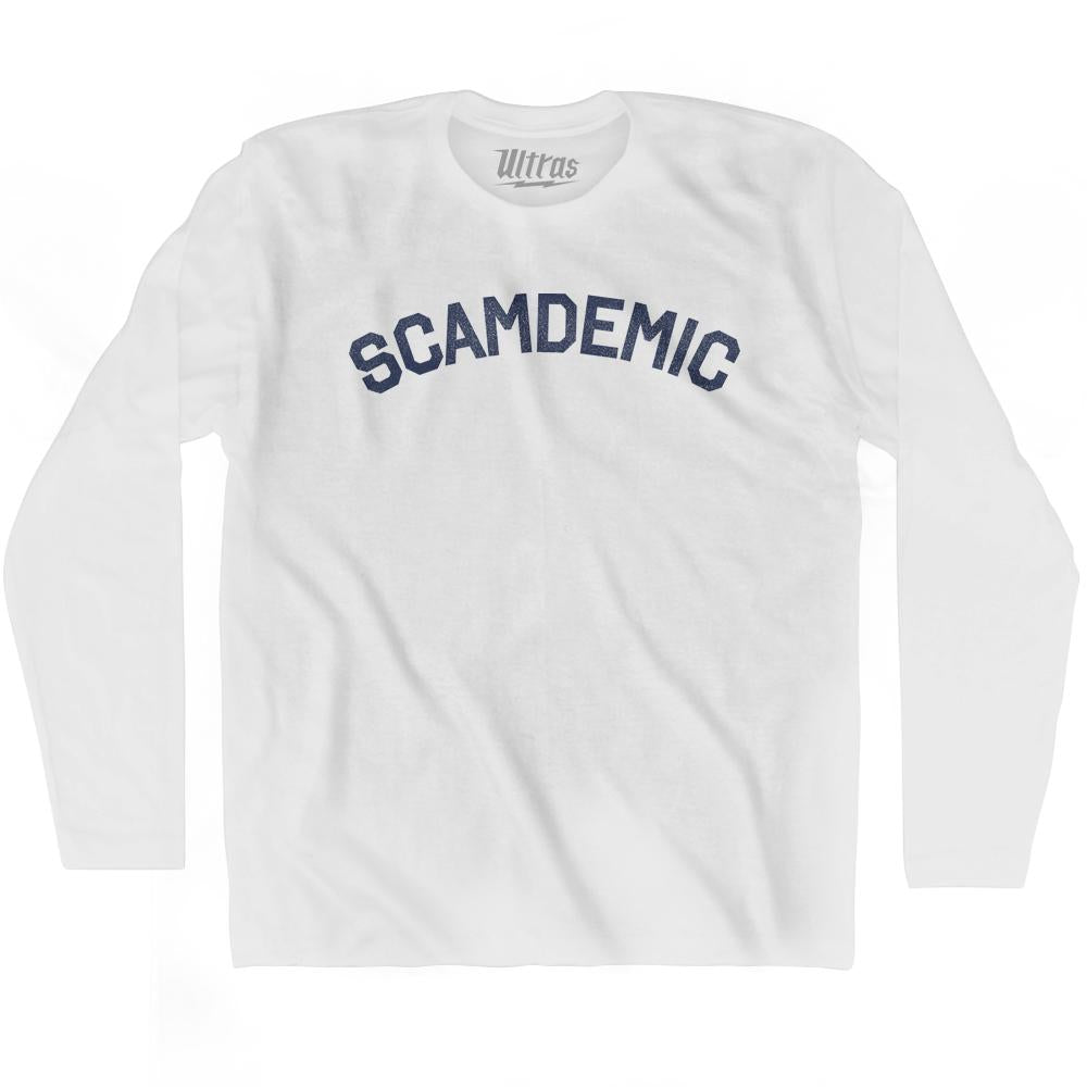 Scamdemic Adult Cotton Long Sleeve T-Shirt
