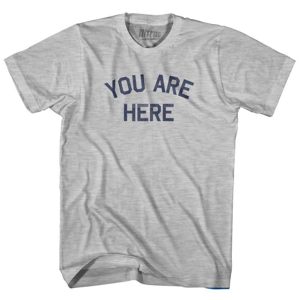 You Are Here Womens Cotton Junior Cut T-Shirt