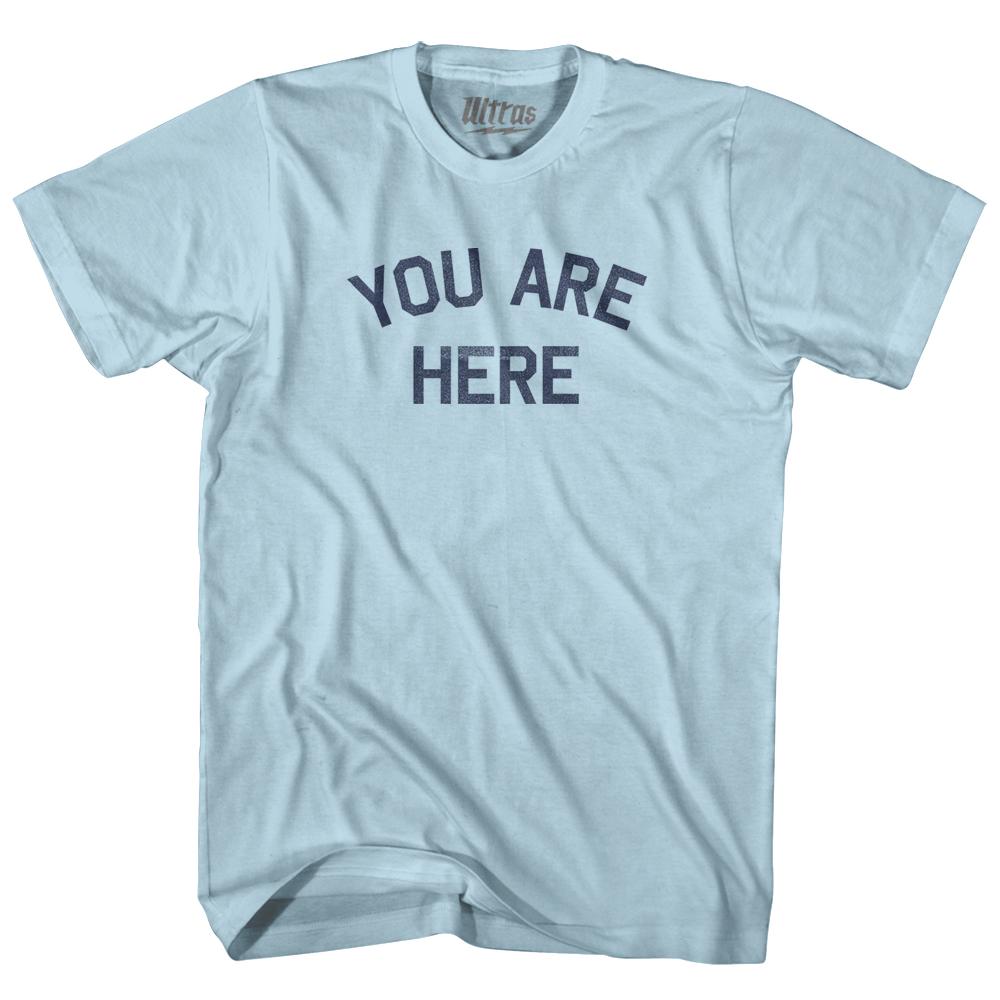 You Are Here Adult Cotton T-Shirt
