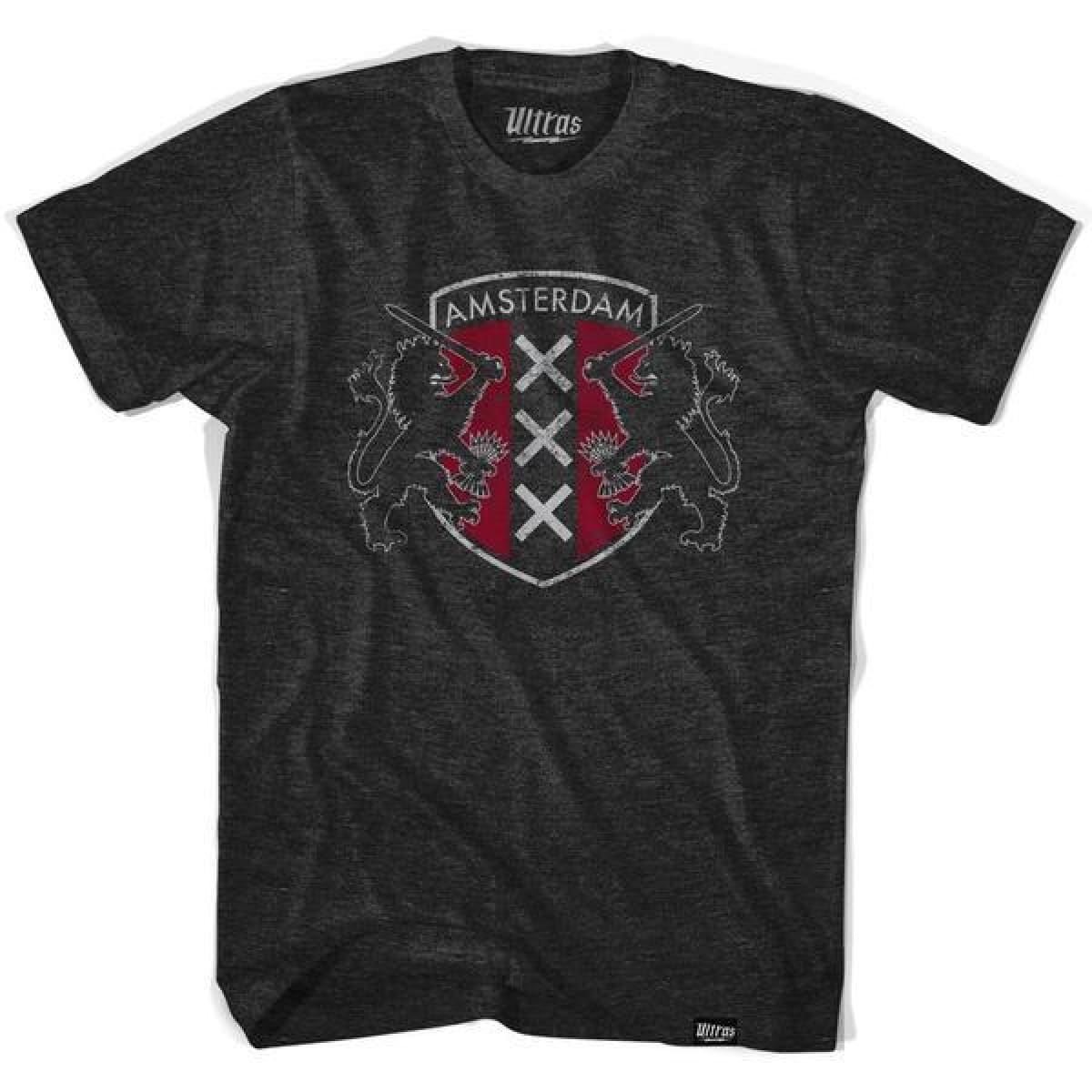 Image of Amsterdam City Crest Tri-blend T-Shirt