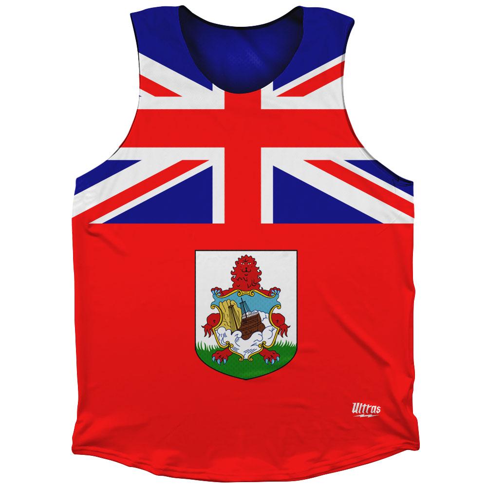 Image of Bermuda Country Flag Athletic Tank Top Made in USA