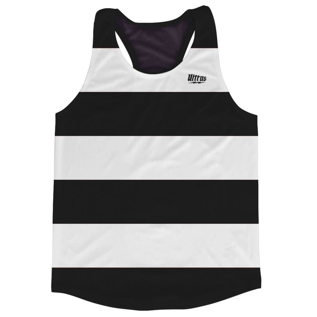 striped running singlet