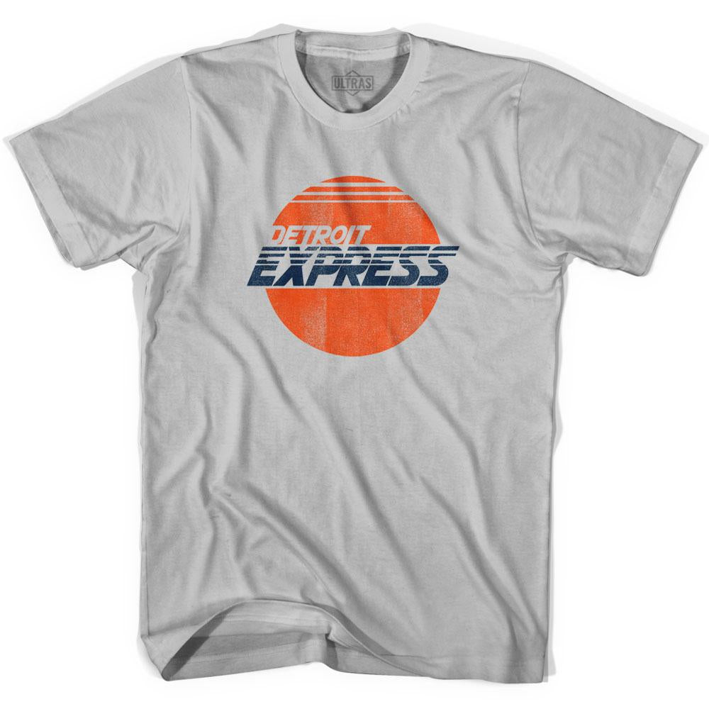 Detroit Express Next Level Ladies' Boyfriend T-Shirt Heather Grey