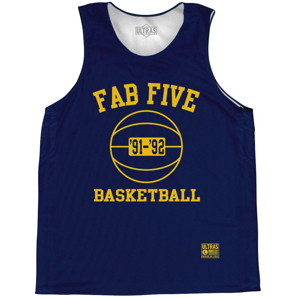 Image of Michigan Fab Five Basketball Practice Singlet Jersey