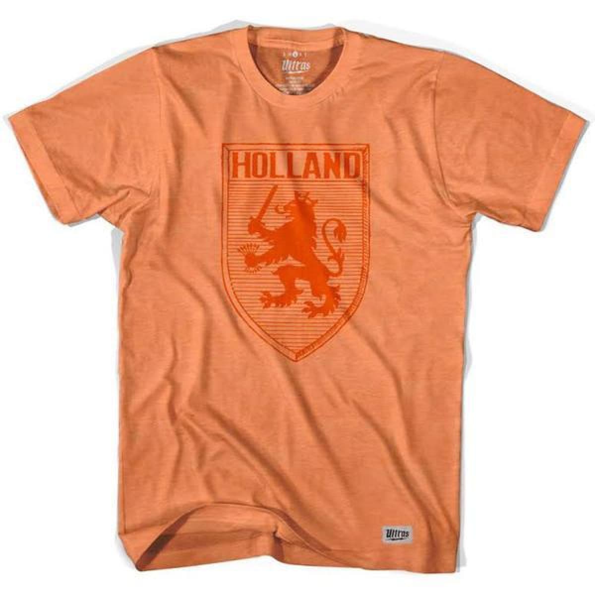 Image of Netherlands Holland Lion Shield Soccer T-shirt