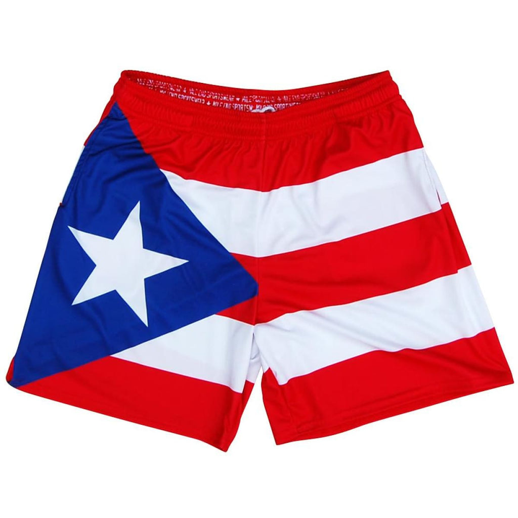 Puerto Rico Flag Athletic Shorts