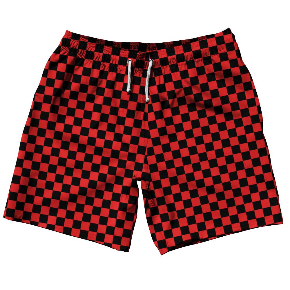 red and black checkerboard