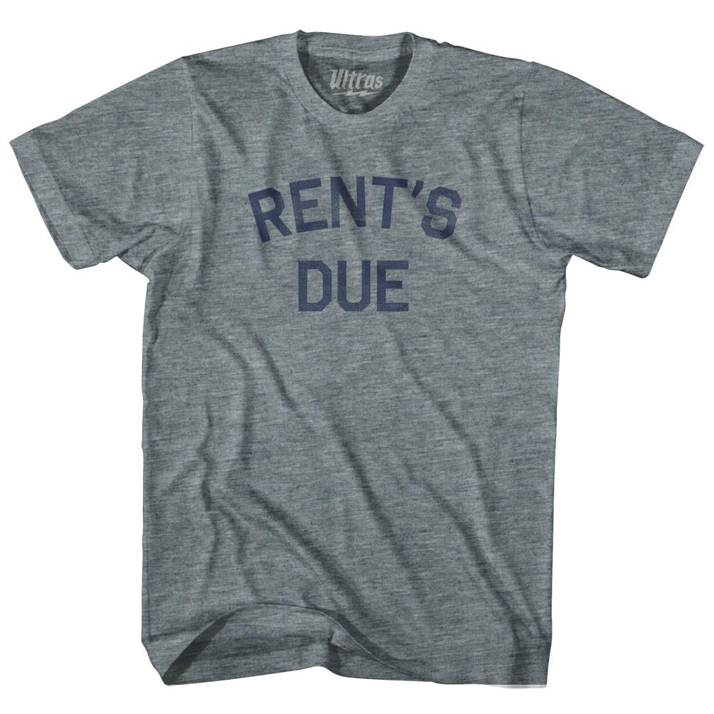 Image of Rents Due Adult Tri-Blend T-Shirt