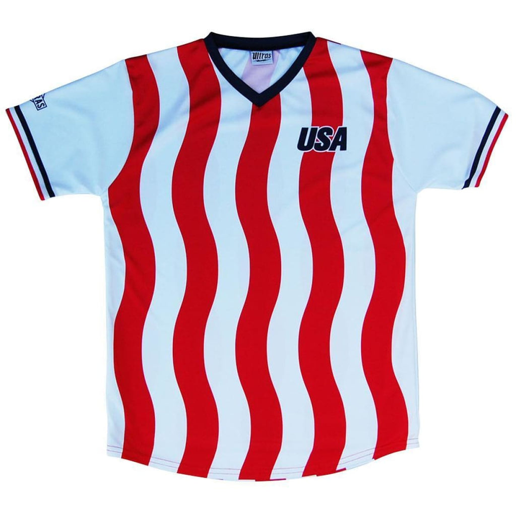 Ultras - USA 1994 Wavy Stripes Denim Soccer Jersey