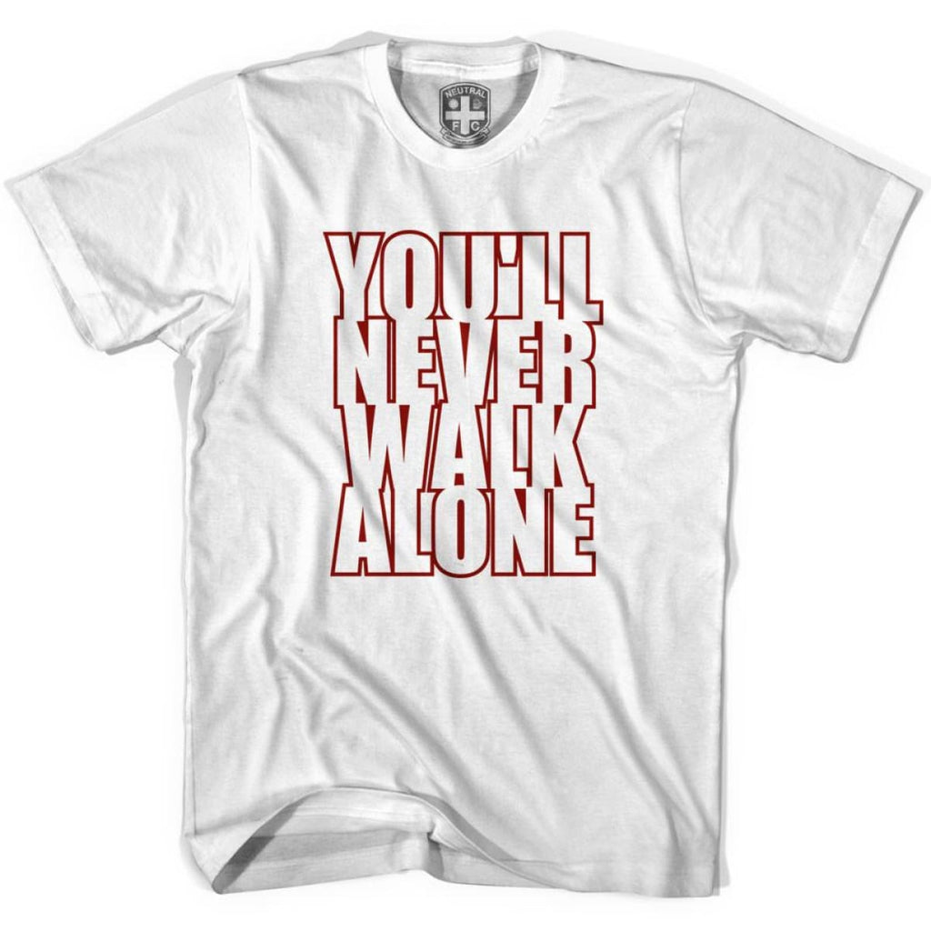You Ll Never Walk Alone Stacked T Shirt For Sale Neutral Fc Ultras Soccer T Shirts T Shirt Ultras