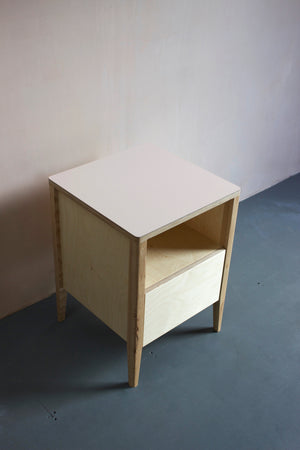 Huxley Plywood Bedside Table Jon Grant London