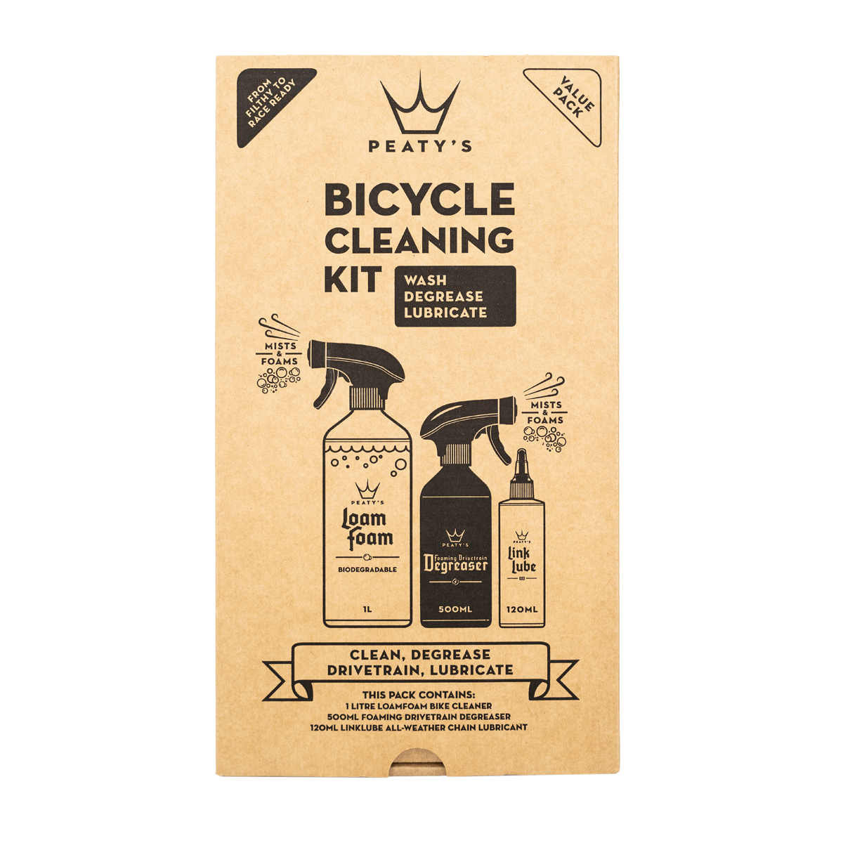 Geschenkbox - Bicycle Cleaning Kit - Wash Degrease Lubricate main image 0