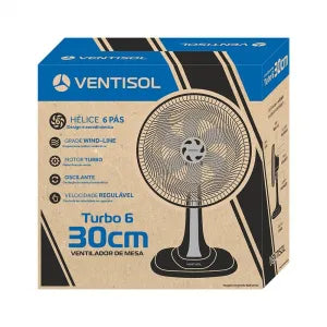 Ventilador de Mesa Turbo Premium 30cm Branco 220V 4