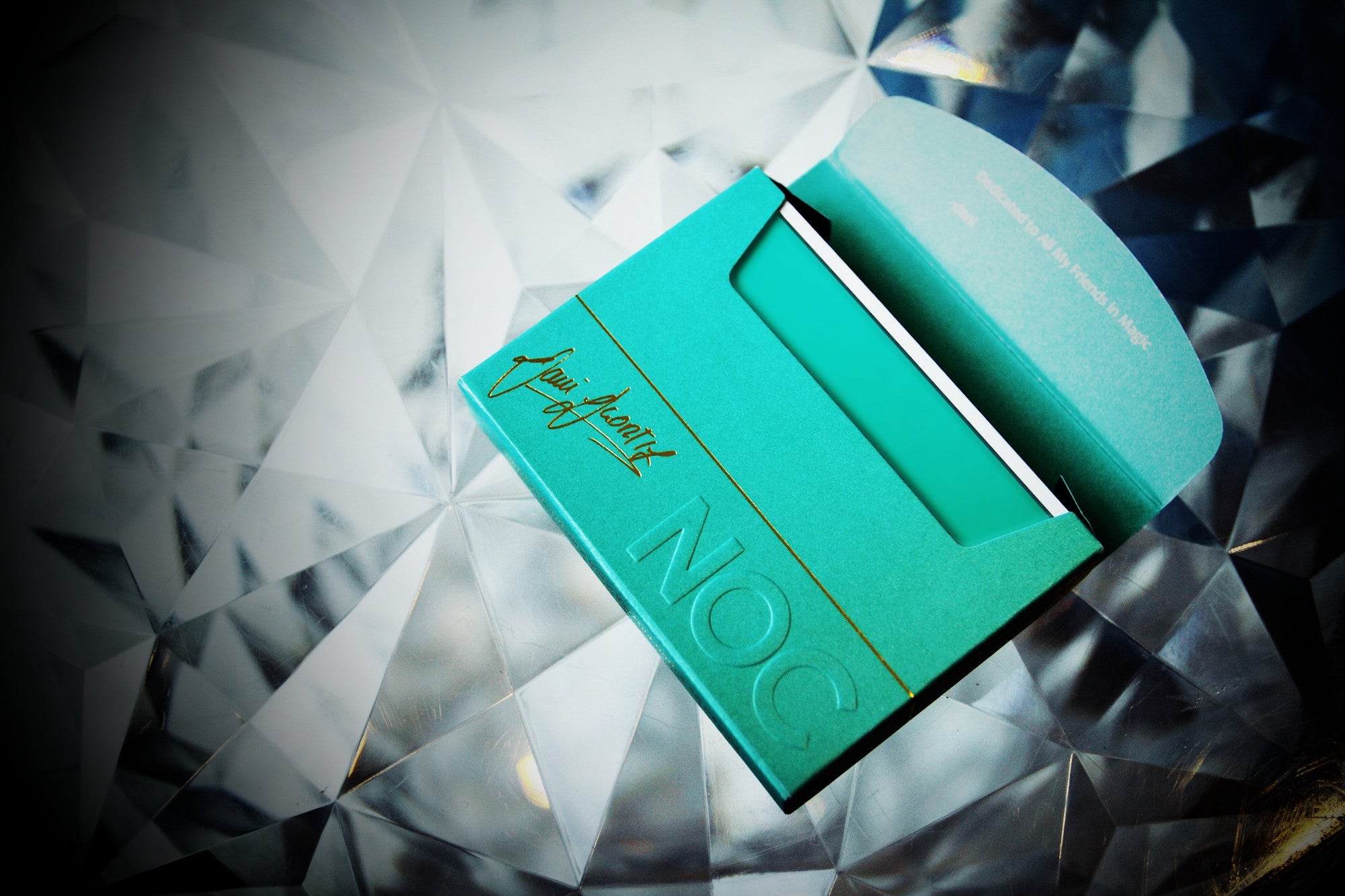 teal playing cards